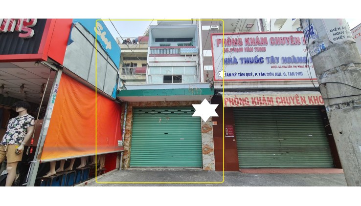 Cho thuê nhà Mặt Tiền Tân Kỳ Tân Quý q.Tân Phú, 72m², 2Lầu- GẦN NGÃ TƯ TRƯỜNG CHINH